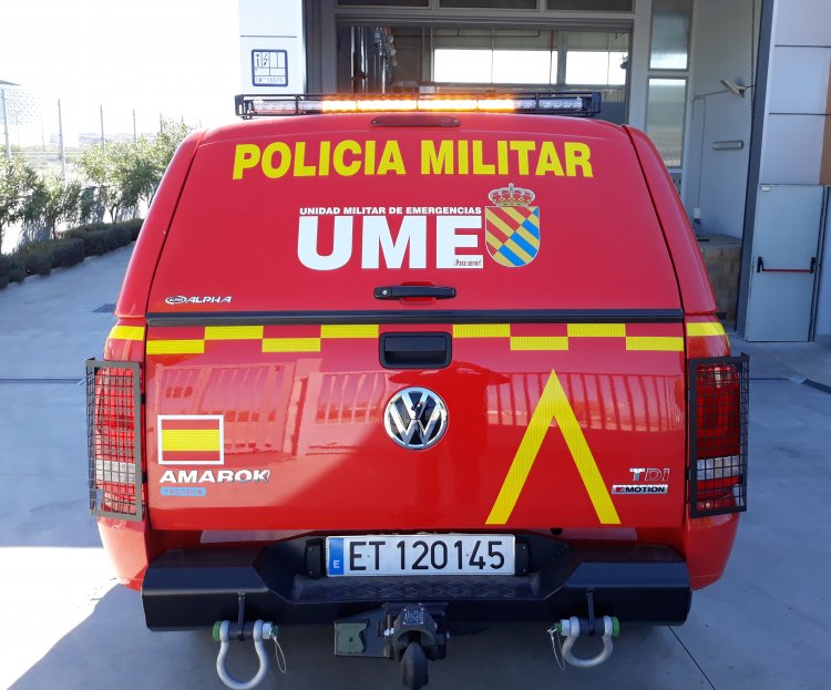 La UME desplegará 180 efectivos y 57 vehículos en La Palma durante la mañana