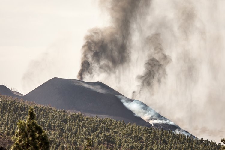 El volcán ha arrasado 866 hectáreas y ha destruido 2.185 edificaciones