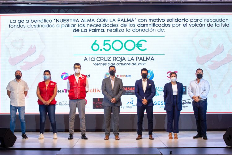 La gala benéfica 'Nuestra alma con La Palma' recaudó 6.500 euros para los afectados del volcán