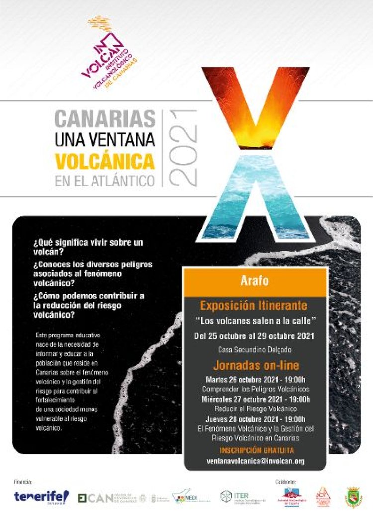 El programa educativo ‘Canarias: una ventana volcánica en el Atlántico’ programa nuevas fechas para Arafo y Tijarafe