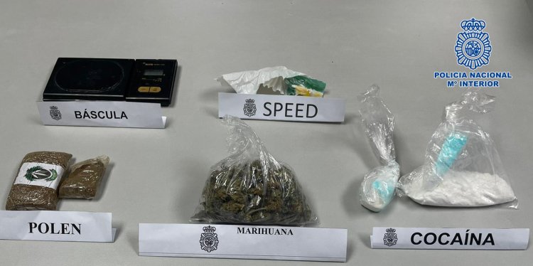 Detenido por vender cocaína, hachís y marihuana en la capital grancanaria