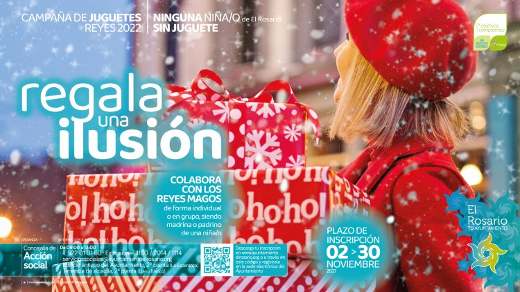Comienza la campaña de Reyes 'Regala una ilusión' para hacer llegar juguetes a todos los hogares de El Rosario