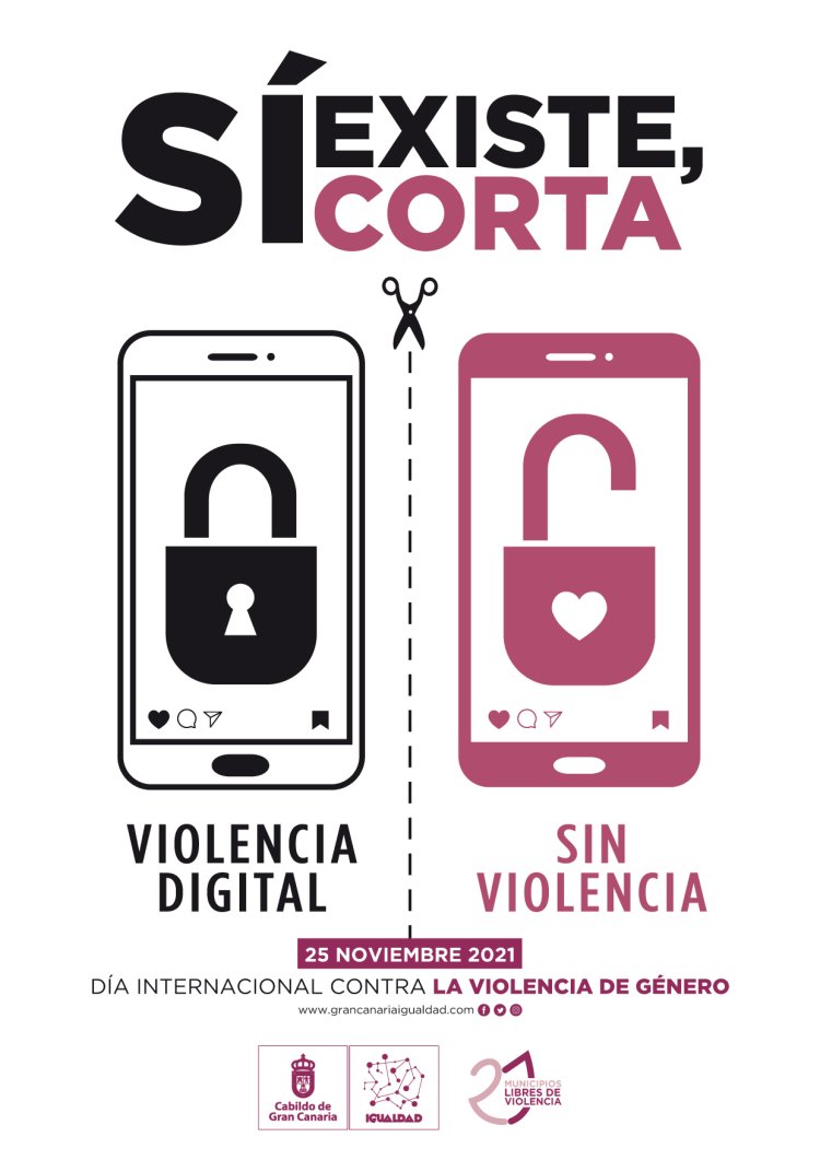 ¡Sí existe, corta!: Campaña del Cabildo y los 21 ayuntamientos grancanarios contra las violencias machistas