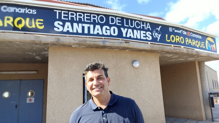Obras en el Terrero de Lucha Santiago Yanes de Puerto de la Cruz