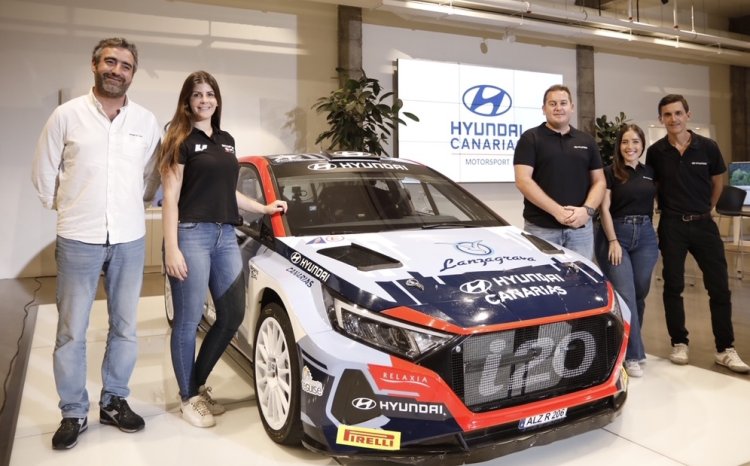 Yeray Lemes, Rogelio Peñate y el nuevo Hyundai i20 N Rally2, a por la victoria en el Rally Islas Canarias