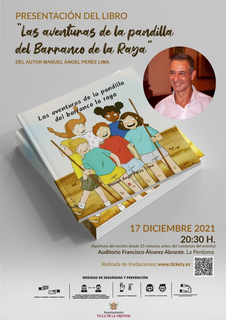 Pérez Lima presenta en La Perdoma su nuevo libro ‘Las aventuras de la Pandilla del Barranco La Raya’