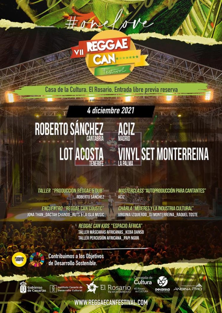 El Rosario acoge una jornada de talleres y conciertos dentro del VII Reggae Can Festiva