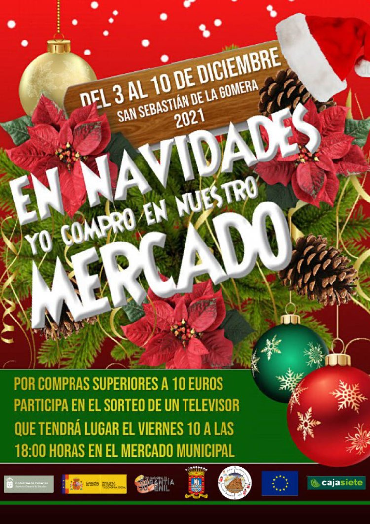 Arranca la campaña navideña ‘En Navidades yo compro en nuestro Mercado’ en San Sebastián de La Gomera