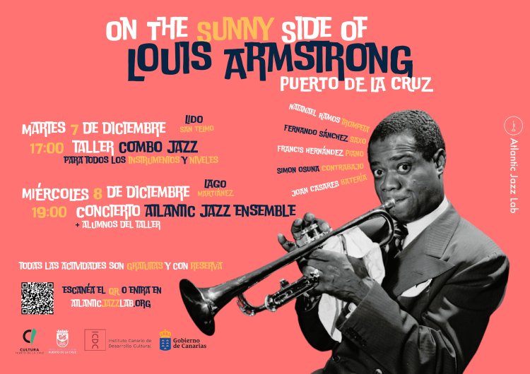 Puerto de la Cruz celebra a Louis Armstrong en el Atlantic Jazz Lab