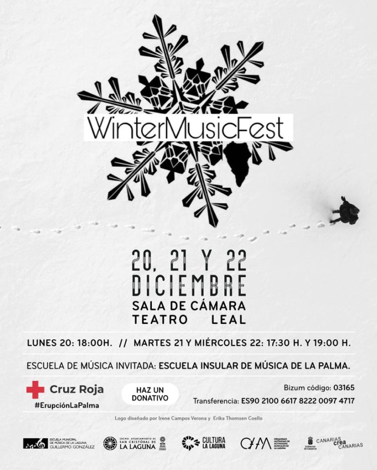 La Escuela de Música de La Palma actúa en los conciertos de invierno de La Laguna