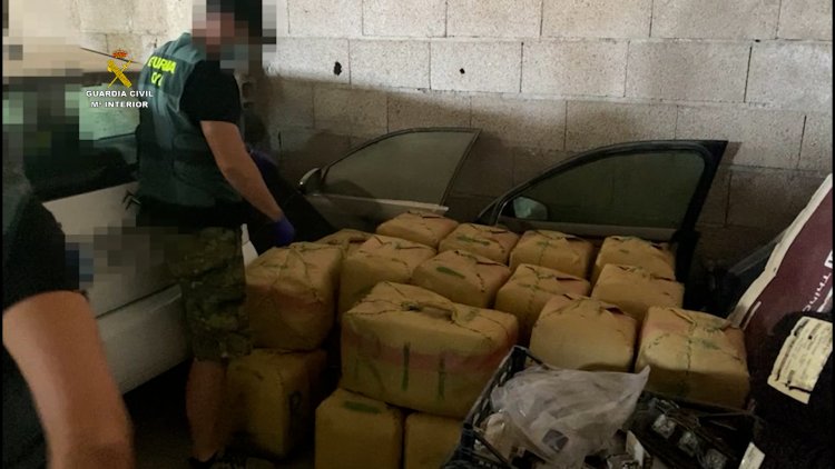 Interceptados 1.600 kilos de hachís que salían de Fuerteventura con destino a la península