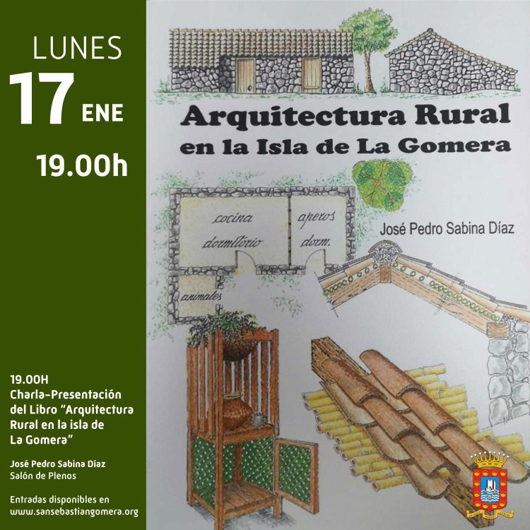 La capital colombina acoge este lunes la presentación del libro ‘Arquitectura Rural en la isla de La Gomera’ 