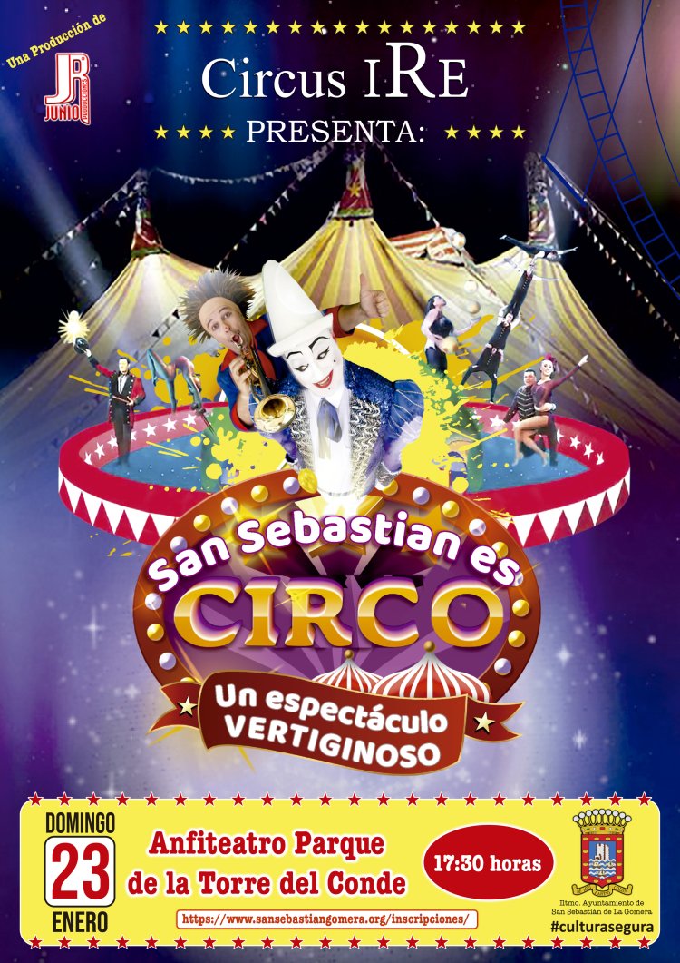 Este domingo llega a la capital colombina ‘San Sebastián es Circo’