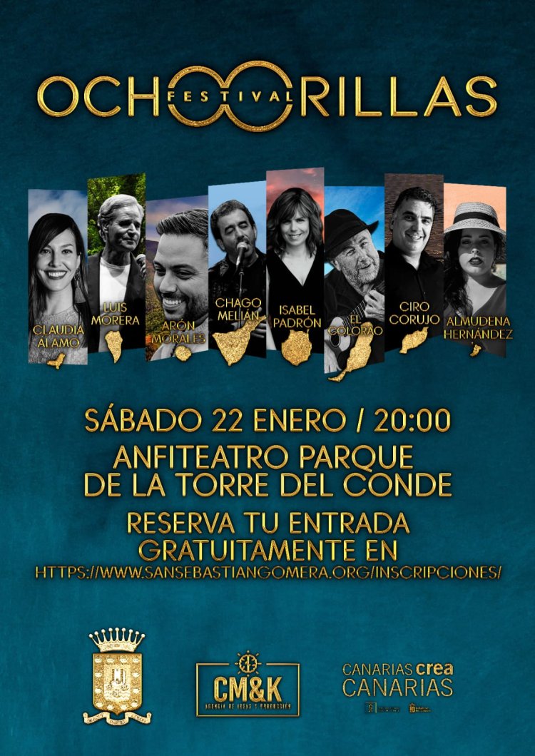 ‘Ocho Orillas’ pondrá el toque musical este sábado en San Sebastián de la Gomera