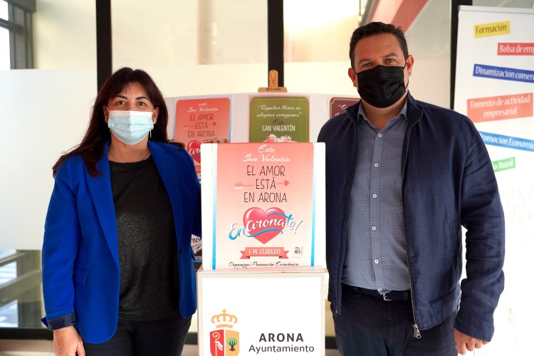 ‘EnArónate’: Arona promociona su comercio local con una campaña especial por San Valentín