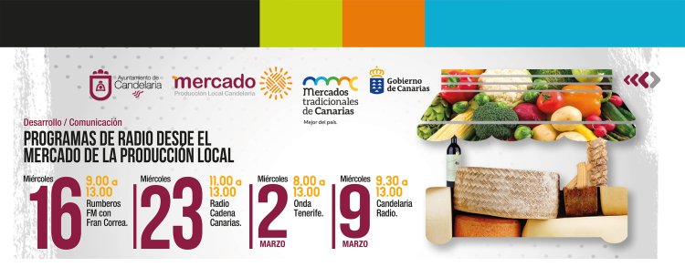 El Mercado Local de Candelaria contará con cuatro programas de radio