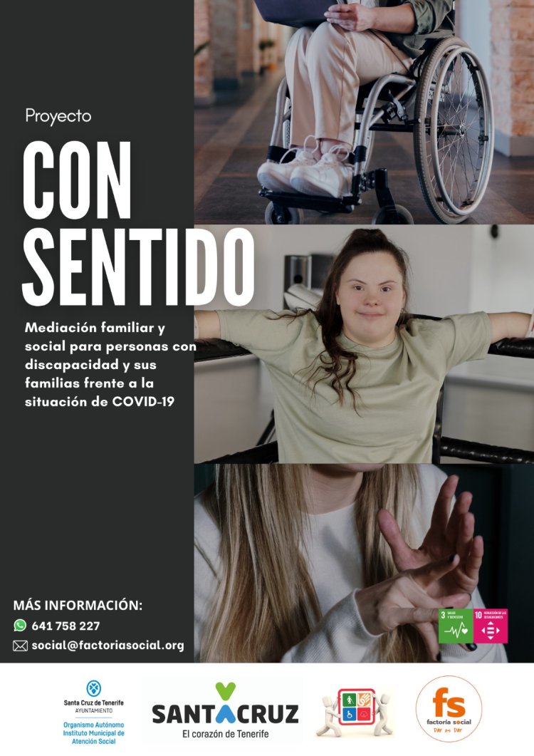 El proyecto Con-Sentido llega a los cinco distritos de Santa Cruz para apoyar a las personas con discapacidad
