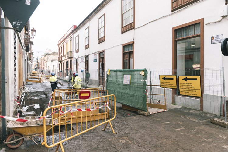 Las obras para peatonalizar 2.000 metros cuadrados del Casco Histórico entran en la recta final