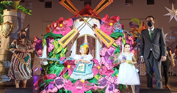 Yaiza Iballa Santiago Torres es la nueva Reina Infantil del Carnaval de San Sebastián de La Gomera
