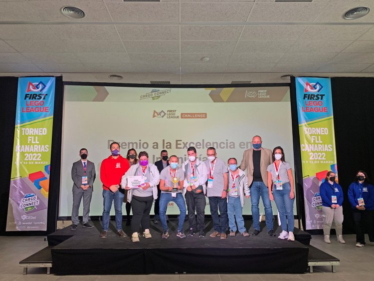 El equipo de Arona de diversidad funcional gana el Premio a la Excelencia en Ingeniería en la First Lego League Canarias