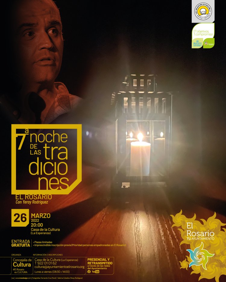 La 7ª Noche de las Tradiciones acogerá un espectáculo único del verseador Yeray Rodríguez en El Rosario