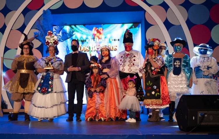 El grupo carnavalero Guayaba pregonó la presente edición de la fiesta realejera que se extenderá hasta el 27 de marzo
