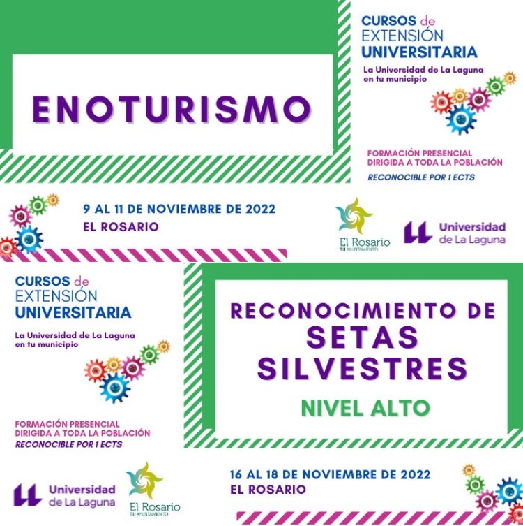 El Rosario se suma al Programa de Cursos de Extensión Universitaria 2022 de la ULL