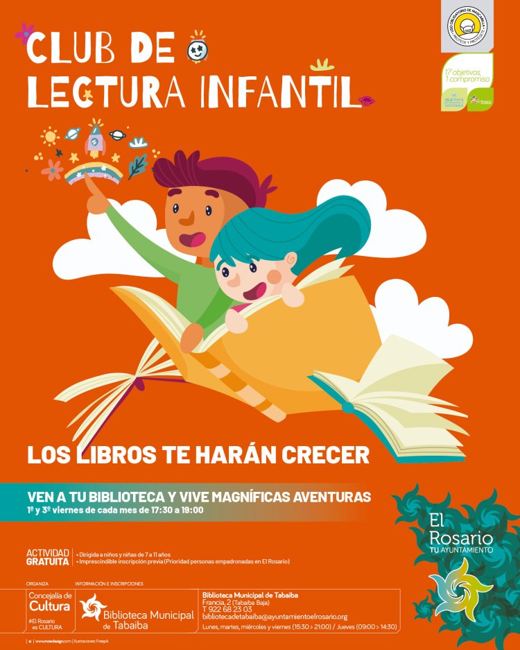 La biblioteca de Tabaiba estrena Club de Lectura Infantil el 1 de abril