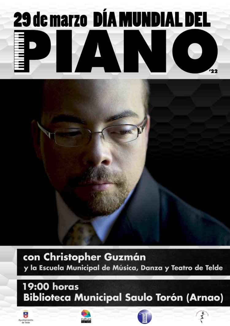 Telde se suma este martes a la celebración del Día Mundial del Piano con un recital de Christopher Guzmán