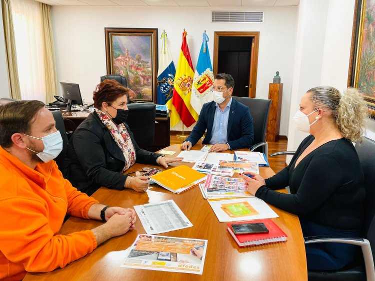 Ayuntamiento de Los Realejos y Afedes coordinan acciones sociales y de empleo