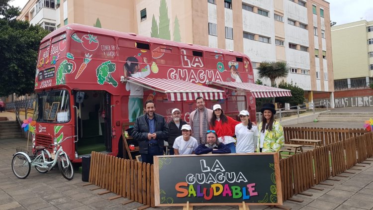 Arranca la Guagua Saludable de La Laguna para promover el consumo de frutas y verduras desde la infancia