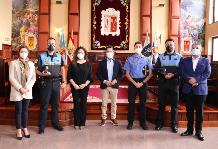 Los Realejos incorpora 2 agentes de Policía Local más que se suman a los 6 del pasado mes de febrero