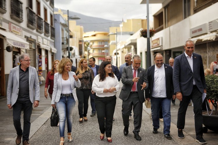 El Presidente de Canarias visita Candelaria 
