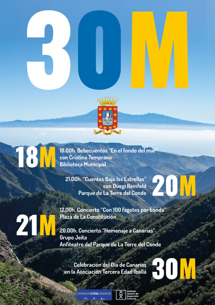 San Sebastián de La Gomera presenta el programa en conmemoración del Día de Canarias