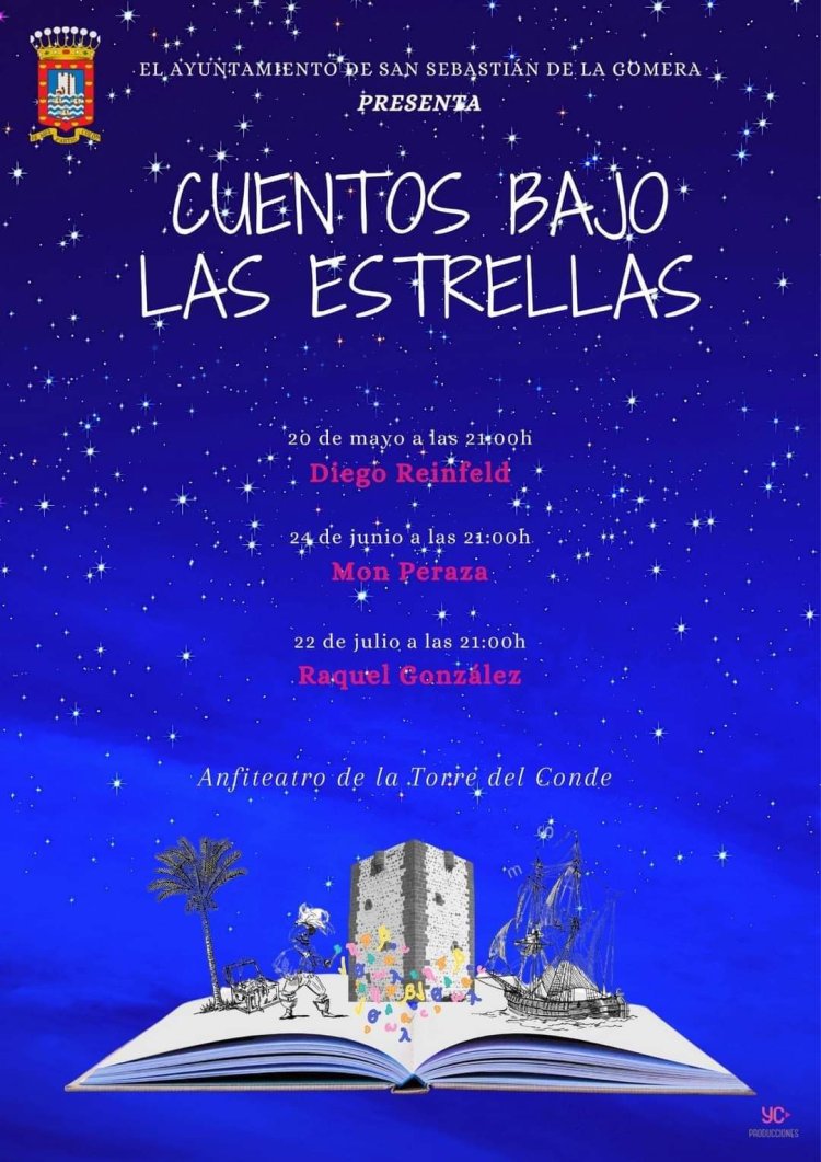 San Sebastián de La Gomera acoge la segunda edición de ‘Cuentos bajo las estrellas’ con el espectáculo de narración oral ‘Miedo de andar por casa’