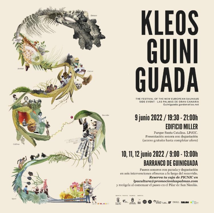Kleos Guiniguada participa en la New European Bauhaus y muestra las particularidades del barranco con piezas musicales y gastronomía