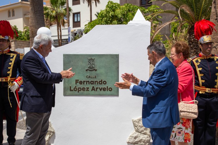 Fernando López Arvelo,  ya tiene su nombre una calle en Costa Adeje