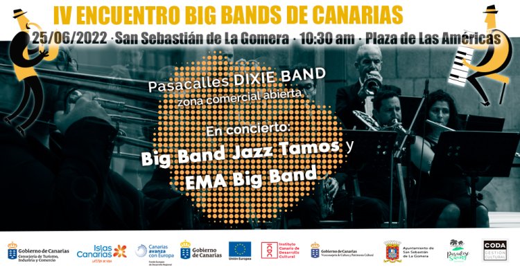 El IV Encuentro Big Bands de Canarias recae este sábado en San Sebastián de La Gomera