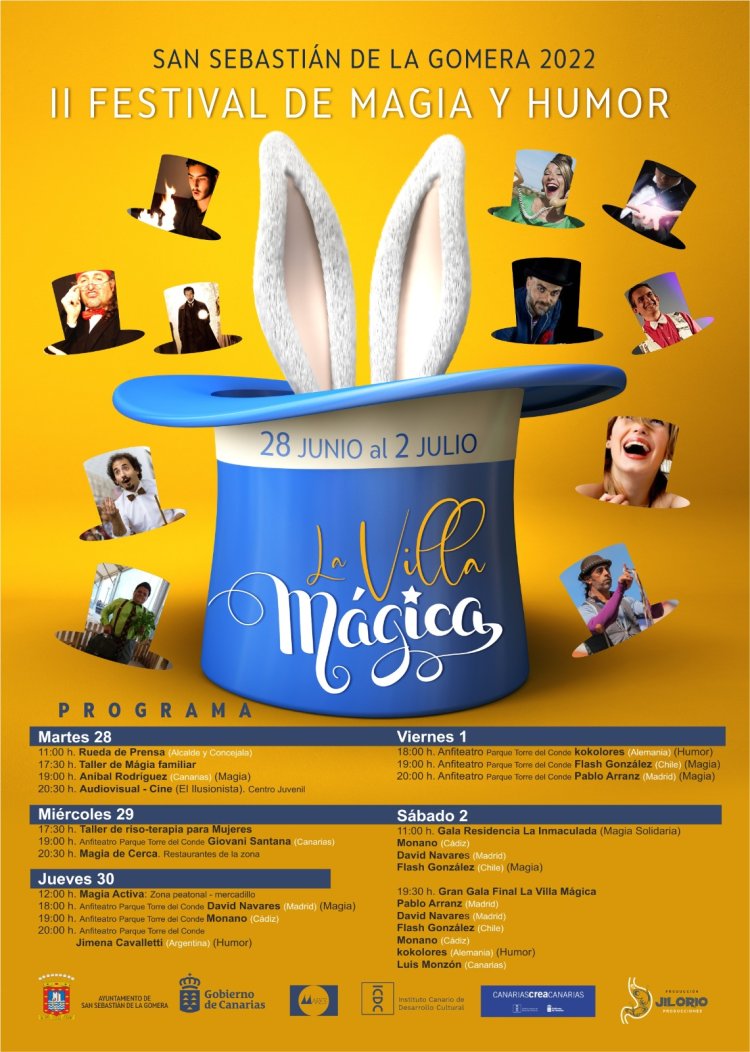 Vuelve ‘La Villa Mágica’ con el festival de magia y humor a San Sebastián de La Gomera