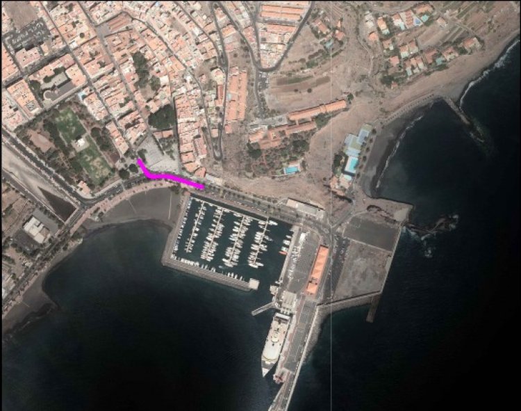 A licitación el proyecto de remate del enlace con la Plaza de Las Américas y la Avenida Fred Olsen en San Sebastián de La Gomera