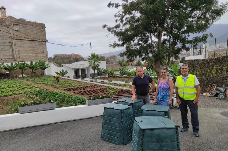 Puerto de la Cruz junto con Valoriza instala una compostera para la gestión de los residuos orgánicos de los eventos que se celebren en la ciudad
