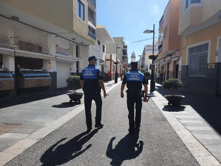 Policía Local de Candelaria y Guardia Civil actúan ante un caso de violencia de género en el municipio