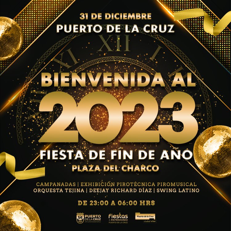 Puerto de la Cruz invita a disfrutar de la última noche del año en la Plaza del Charco 