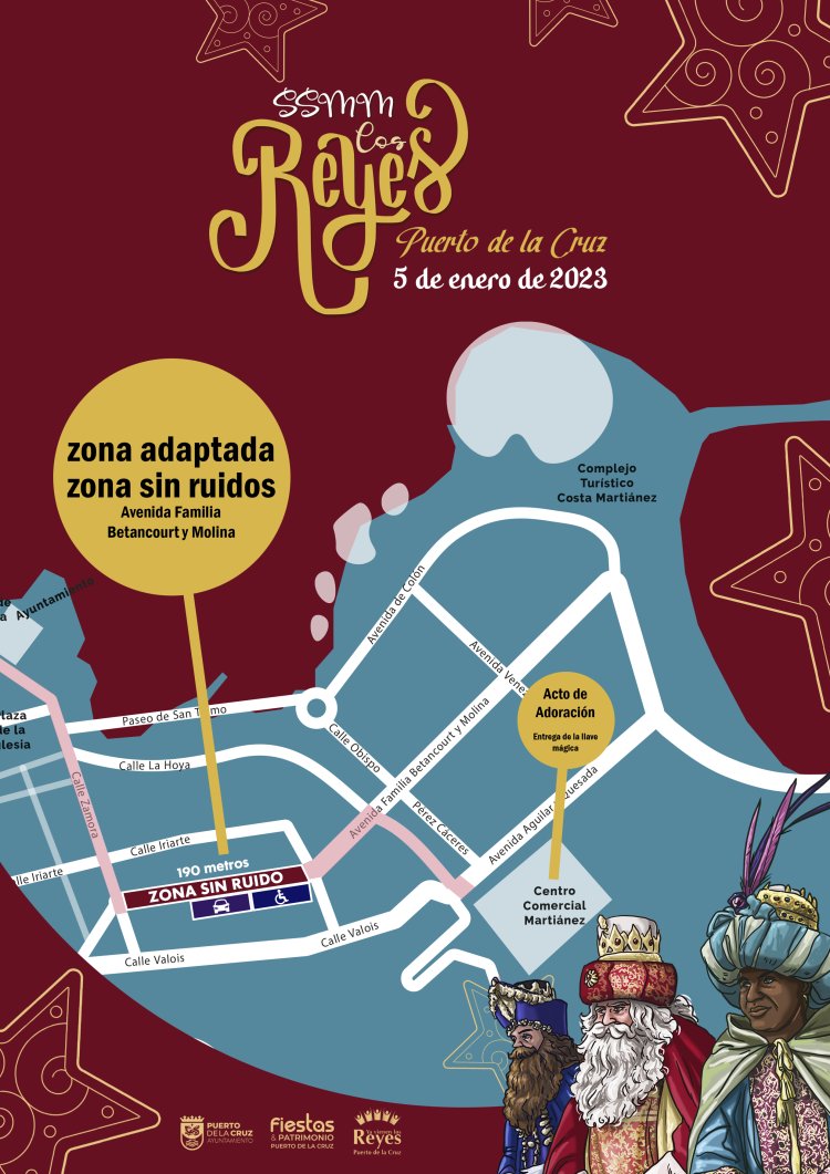 La Cabalgata de Reyes de Puerto de la Cruz contará con una zona inclusiva adaptada