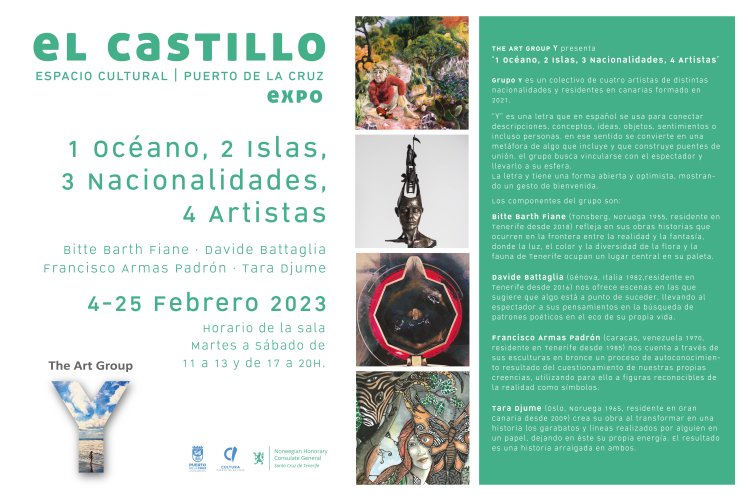 El Espacio Cultural Castillo San Felipe acoge ‘Y’ del colectivo The Art Group en una muestra que se inaugura este sábado