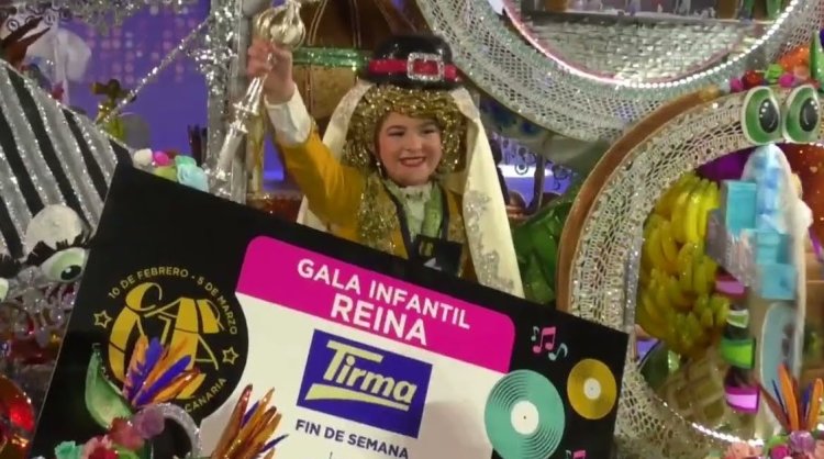 Aaliyah Méndez, Reina Infantil del Carnaval de Las Palmas de Gran Canaria