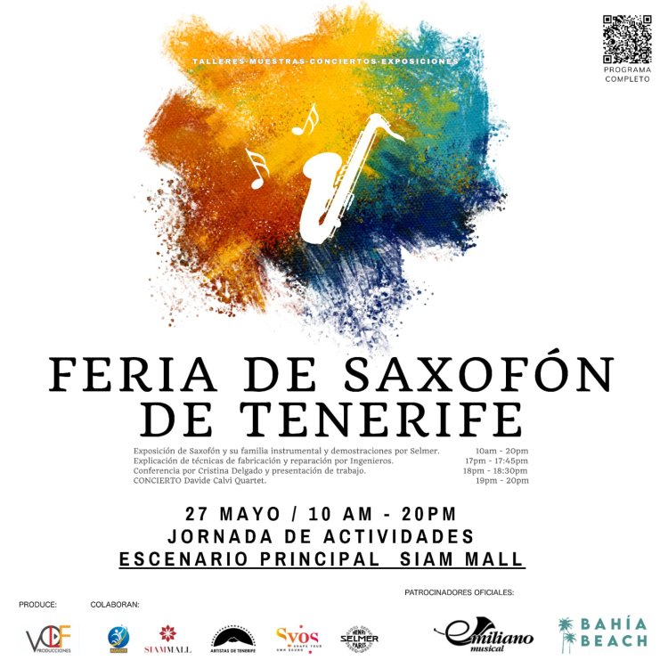 Adeje acoge la celebración de la primera ‘Feria de Saxofón de Tenerife'