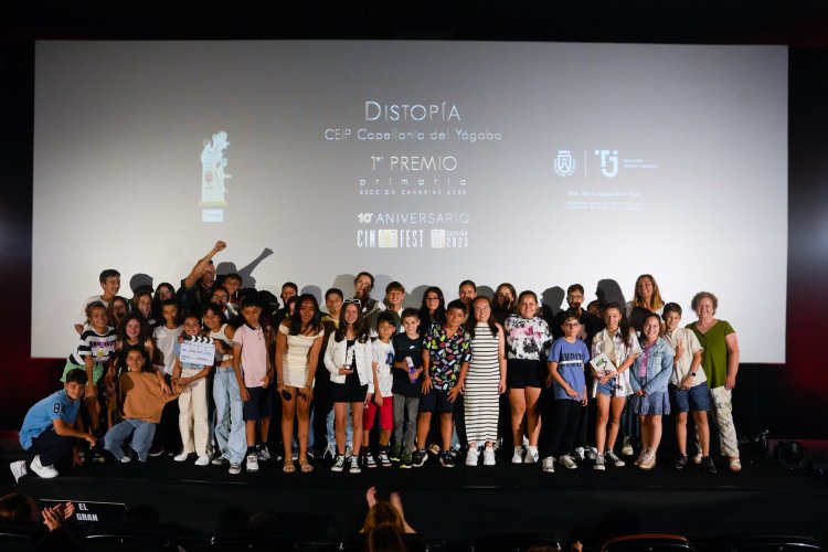 El CEIP Capellanía del Yágabo, de Lanzarote, consigue el  Primer Premio de Primaria en la décima edición de Cinedfest