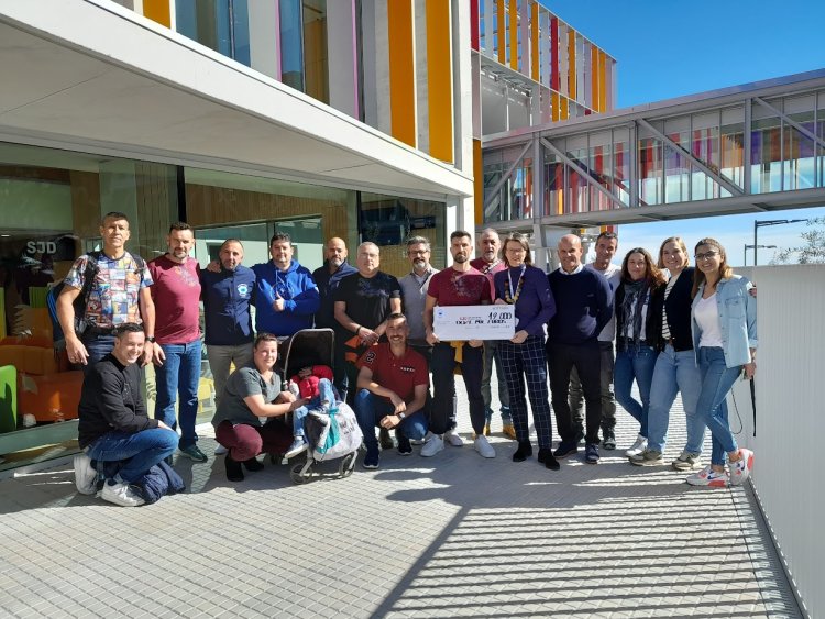 Representantes tinerfeños de Coordinadora Solidaria se unen a la lucha contra el cáncer infantil en el Hospital Sant Joan de Déu Barcelona