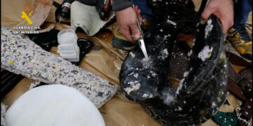 Interceptados 26 kg de cocaína camuflados en sillas de montar